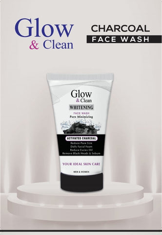 Glow and Clean Whitening Activated Charcoal Face Wash 120ml