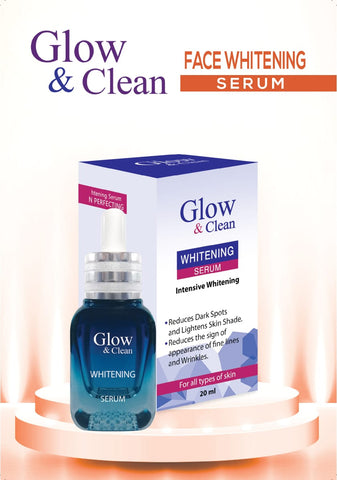 Glow & Clean Face Whitening Serum – Bright, Hydrated & Flawless Skin! ✨